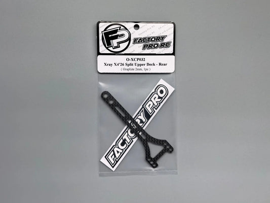 Factory Pro X-Ray X4 2026 Upper Deck Rear 2.0mm