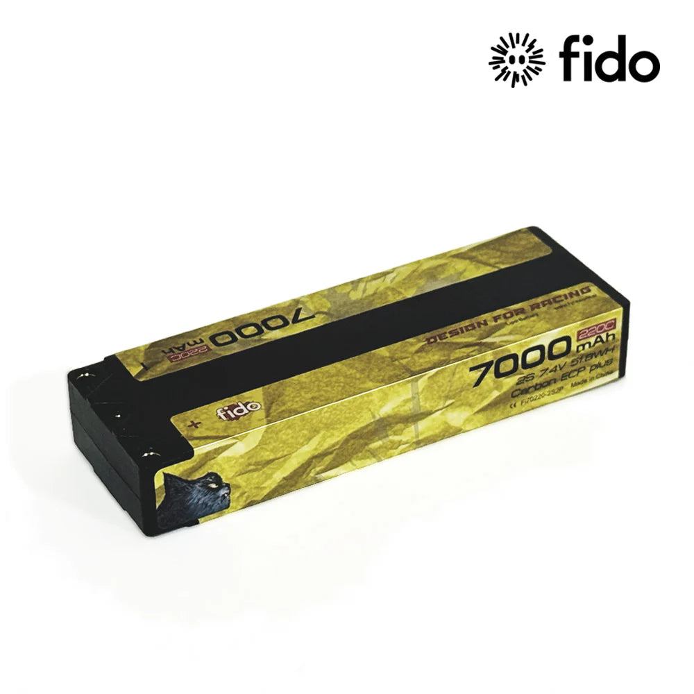 Fido 6600mAh 2S 7.4V 140C Ultra LCG LiPo Battery