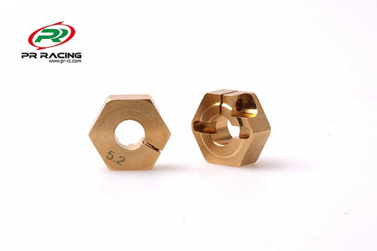 Wheel Hex Brass - 12mm x 5.2mm