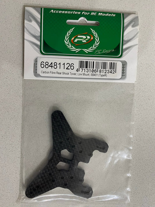 Carbon Fibre Rear Shock Tower Low Mount SB401 Type R