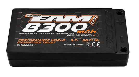NEW 2026 TEAM EAM 8300mah 200C 1S ML Graph-X Formula Lipo Battery