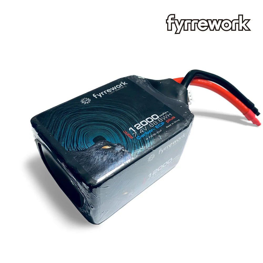 Fyrrework 12000mAh 2S 7.4V 280C Drag | Speed Run Lipo Battery