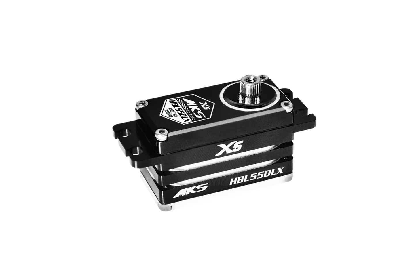 MKS Black Aluminium HBL550LX Low Profile 16kg 7.4V Brushless Metal Geared Servo