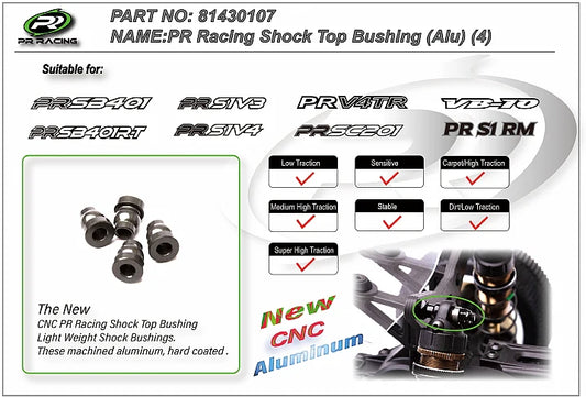 PR Shock Top Bushing (Alu) (4)