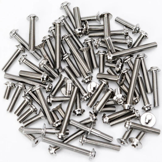 1UP RACING PRO DUTY TITANIUM UPPER SCREW SET - PR RACING B10R