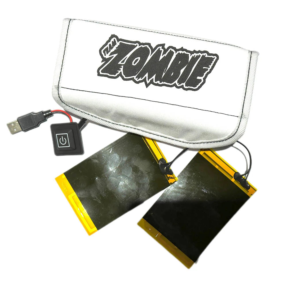 LIPO BATTERY GRAPHENE HEATER W SAFETY CHARGING POUCH V3 (ULTRA THICK)