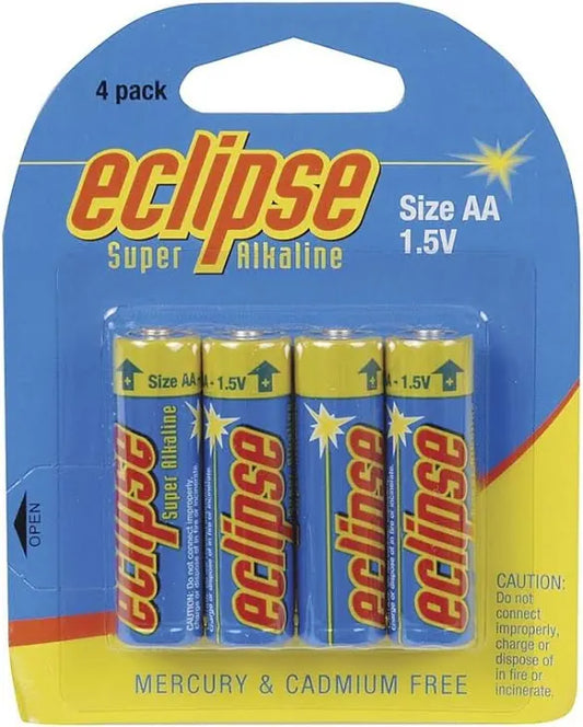 Eclipse AA alkaline batteries pack 4