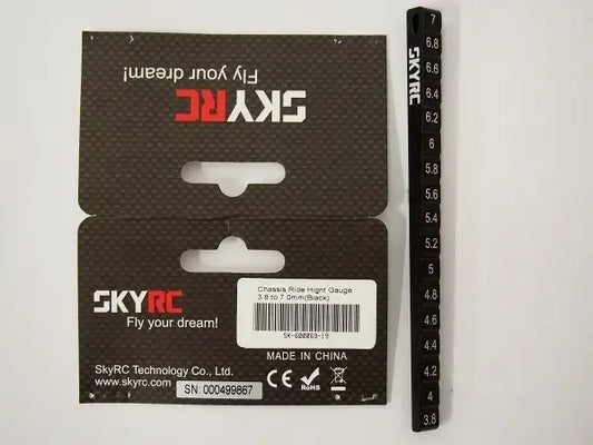 Chassis Ride Heigh Gauge 3.8-7mm (black)  SK-600069-19