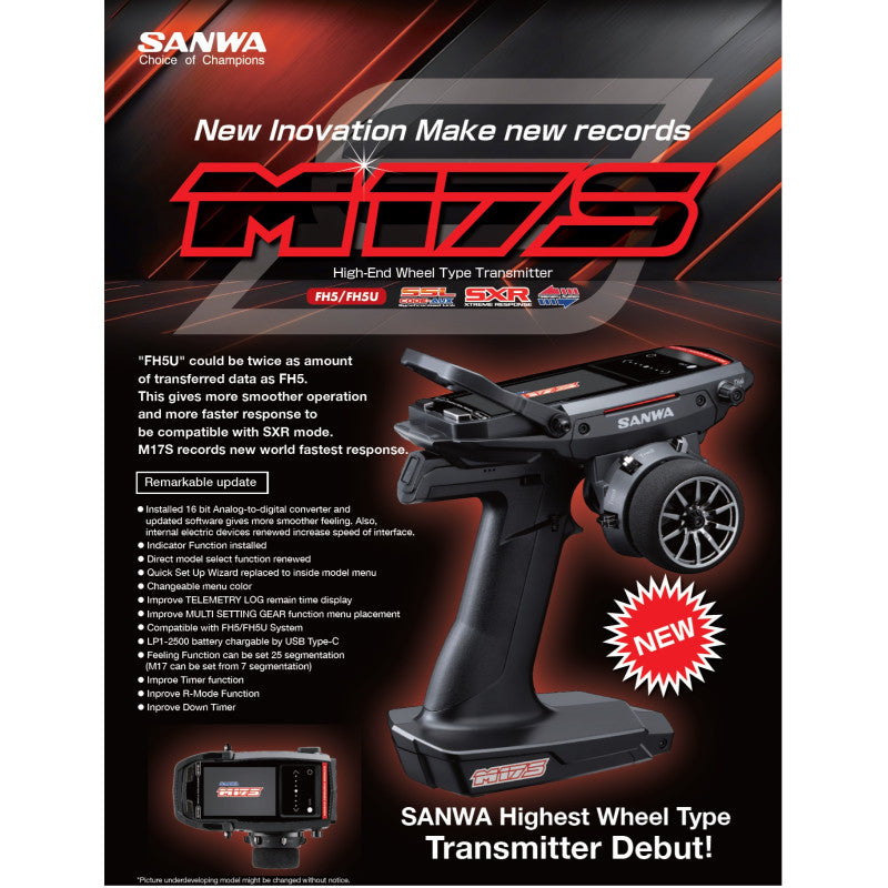 Sanwa M17S Radio Transmitter Sanwa M17S Radio Transmitter